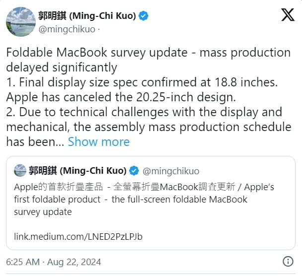 Katlanabilir MacBook