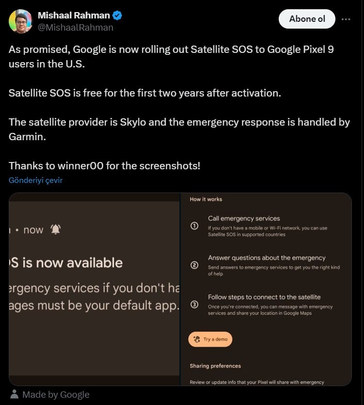 Pixel 9 serisi
