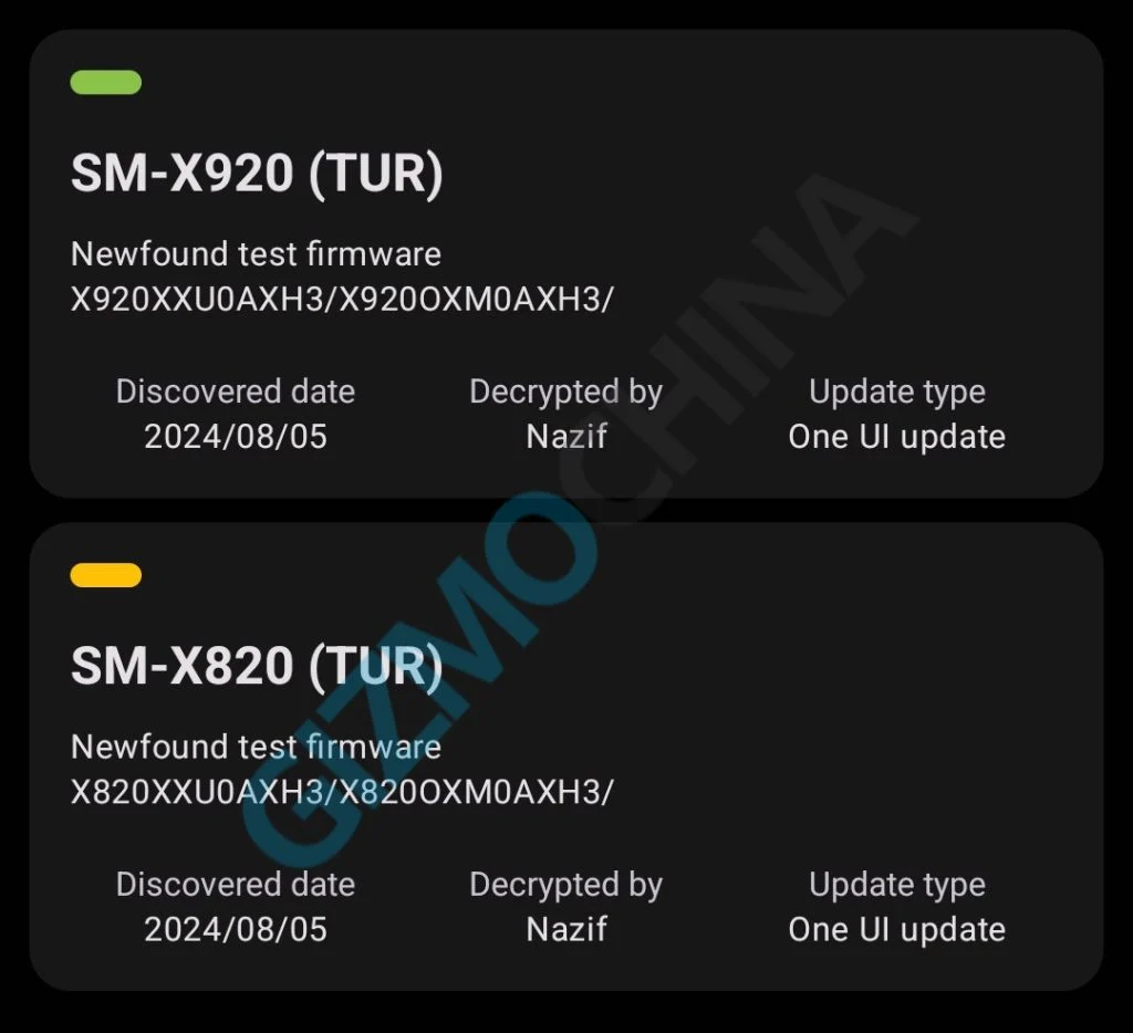 Galaxy Tab S10 Serisi