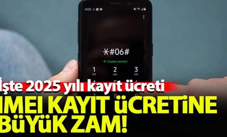 imei kayıt ücreti zam