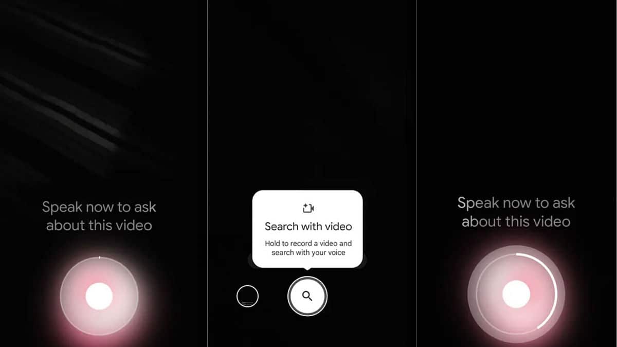 Google Lens video ve ses