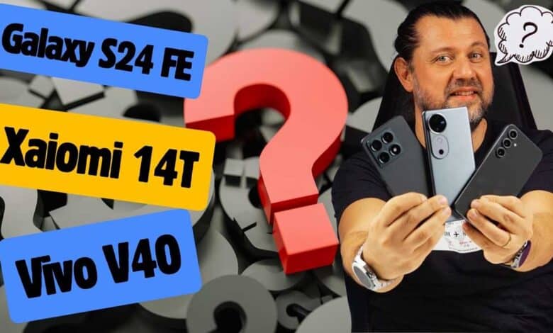 Vivo V40 Galaxy S24 FE Xiaomi 14T