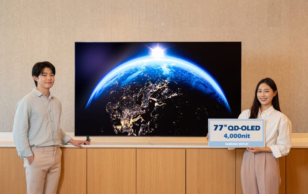Samsung 4000 nit OLED TV