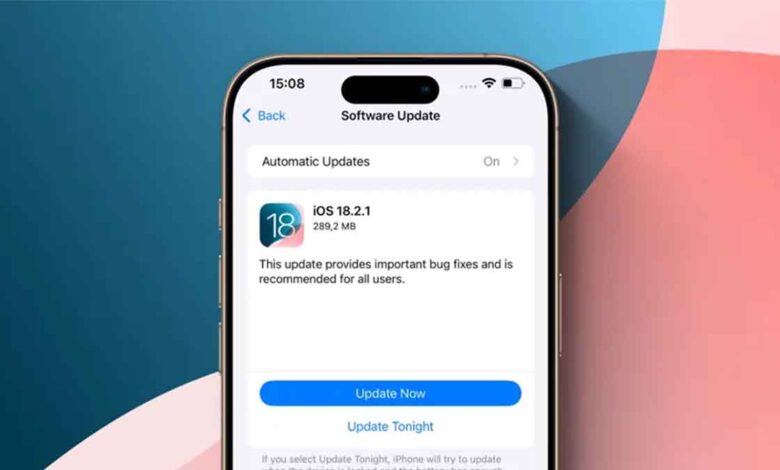 iOS 18.2.1 güncellemesi