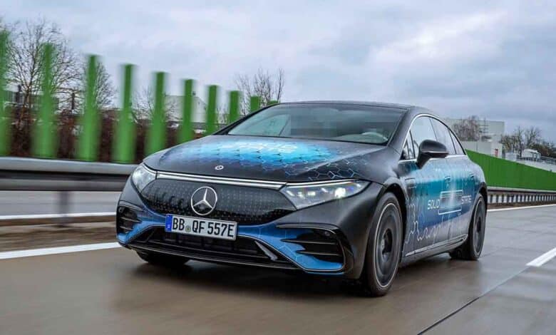 Elektrikli Mercedes EQS