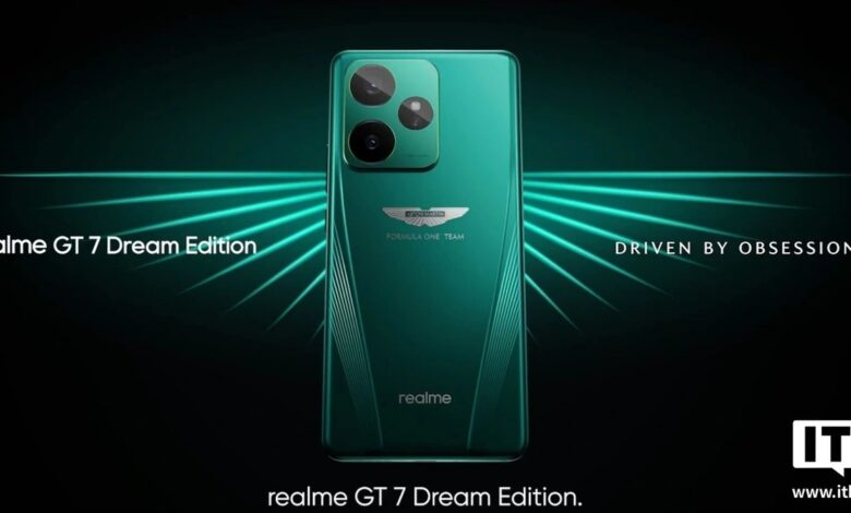 Realme GT7 Aston Martin F1 Edition