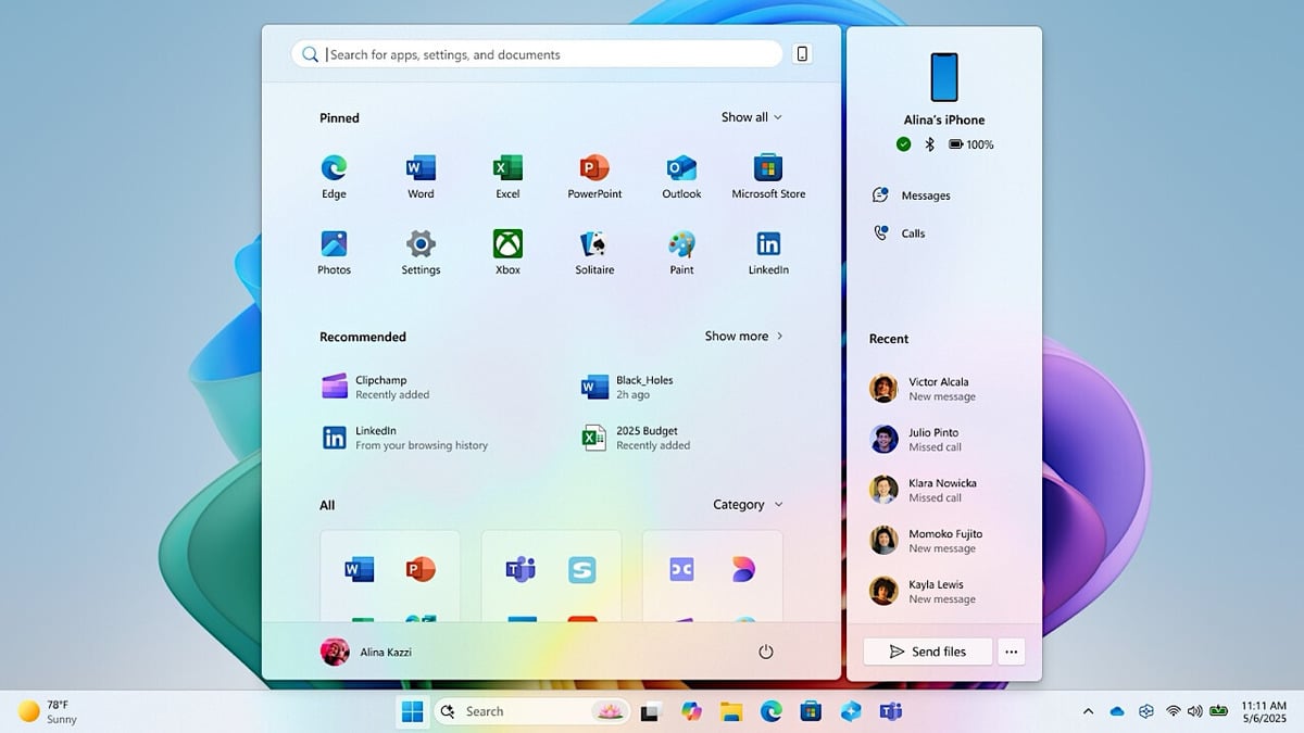 Windows 11 özellikleri