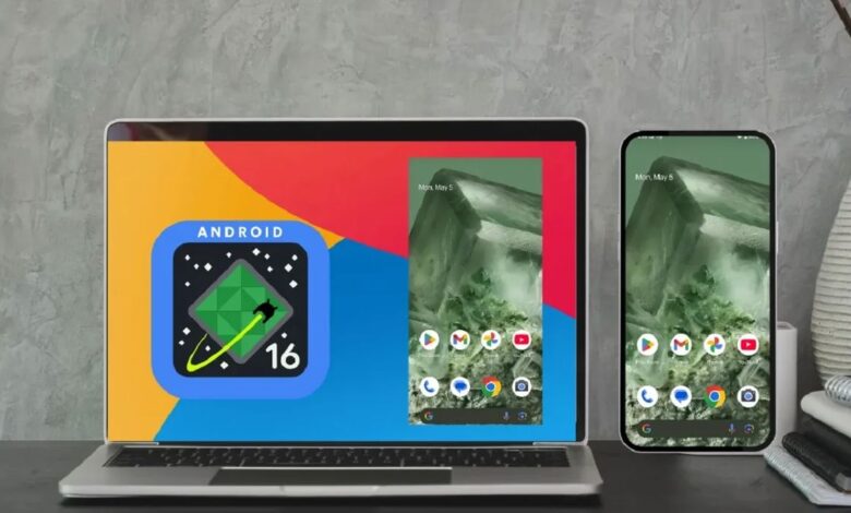 android masaüstü