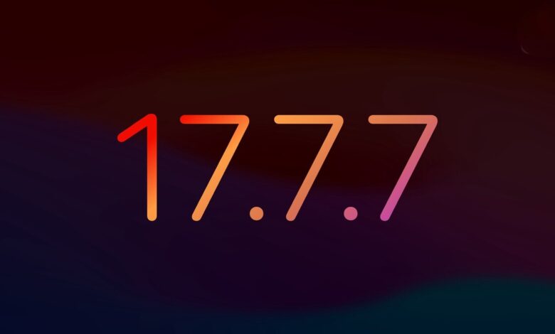 iPadOS 17.7.7