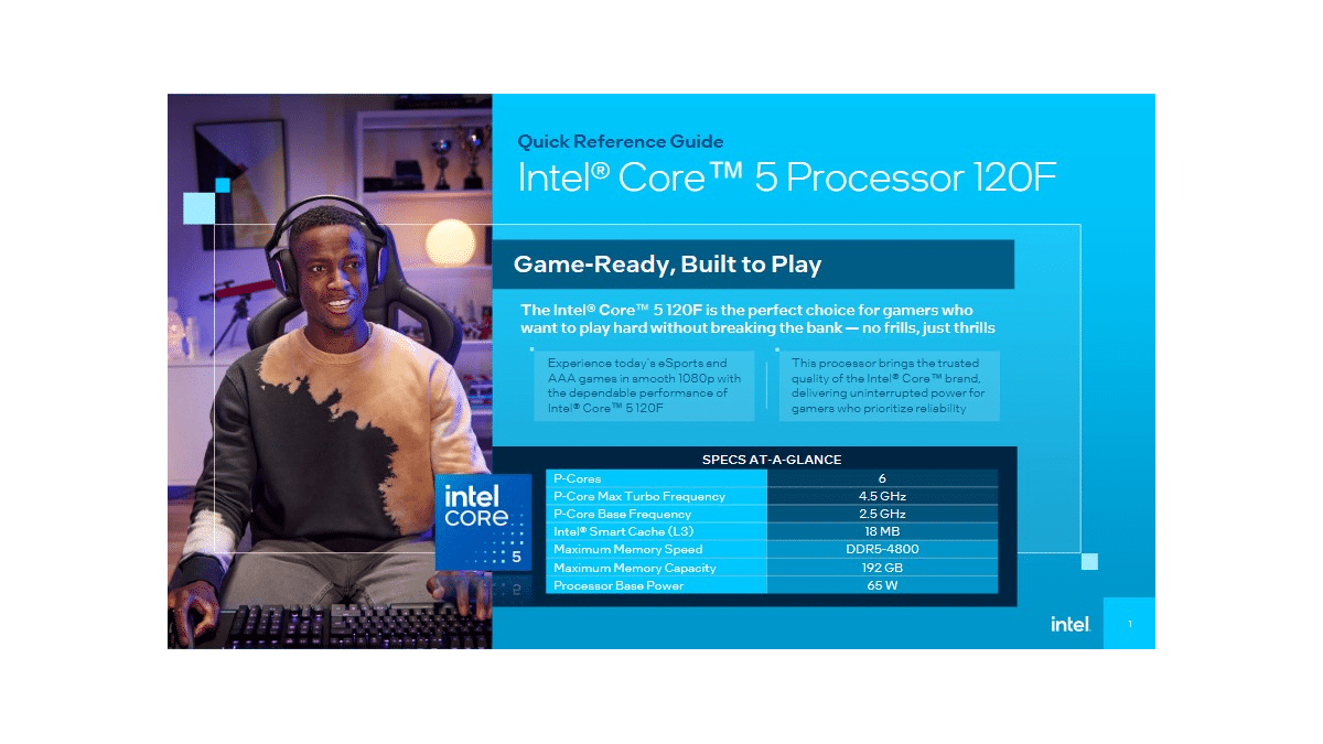 Intel Core 5 120F