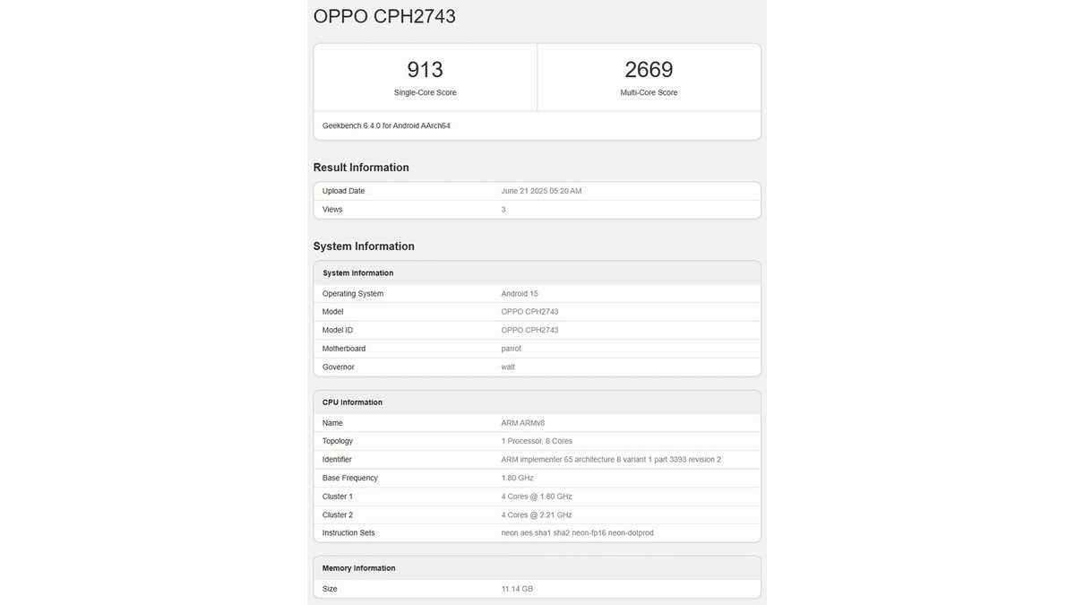 OPPO Reno14 F