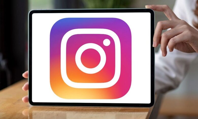 iPad Instragram