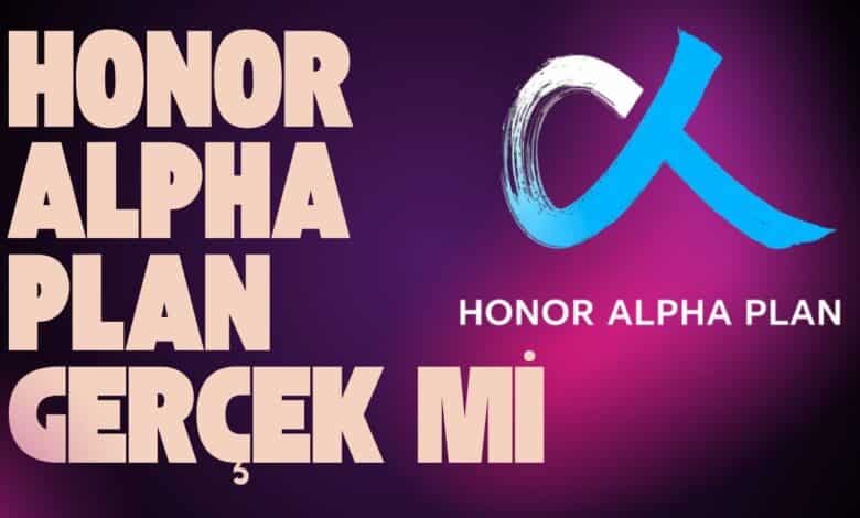 HONOR Alpha Plan