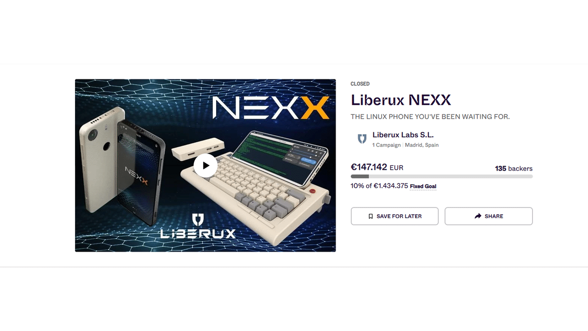 Liberux NEXX Hayali Hüsranla Sonuçlandı