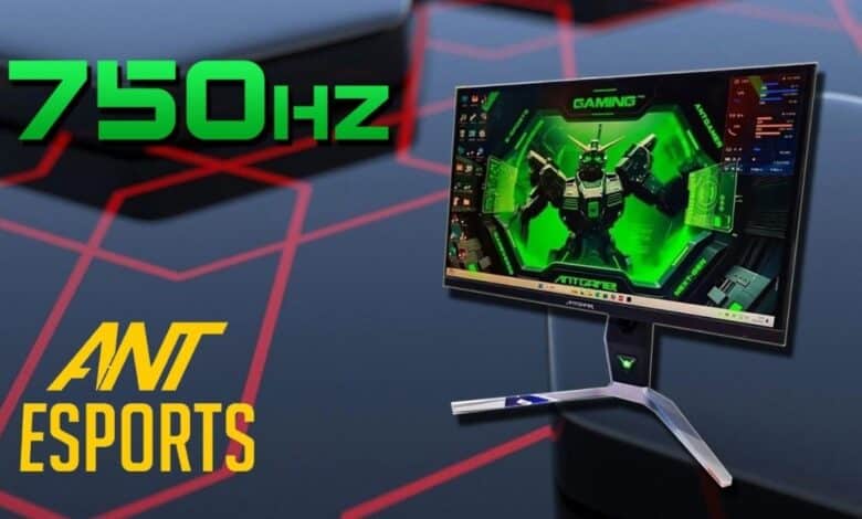 Ant Esports Dünyanın İlk 750Hz Oyun Monitörünü Tanıttı