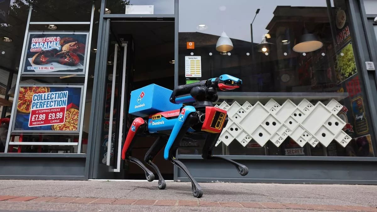 Dominos Siparişleri Robot Köpeklere Emanet