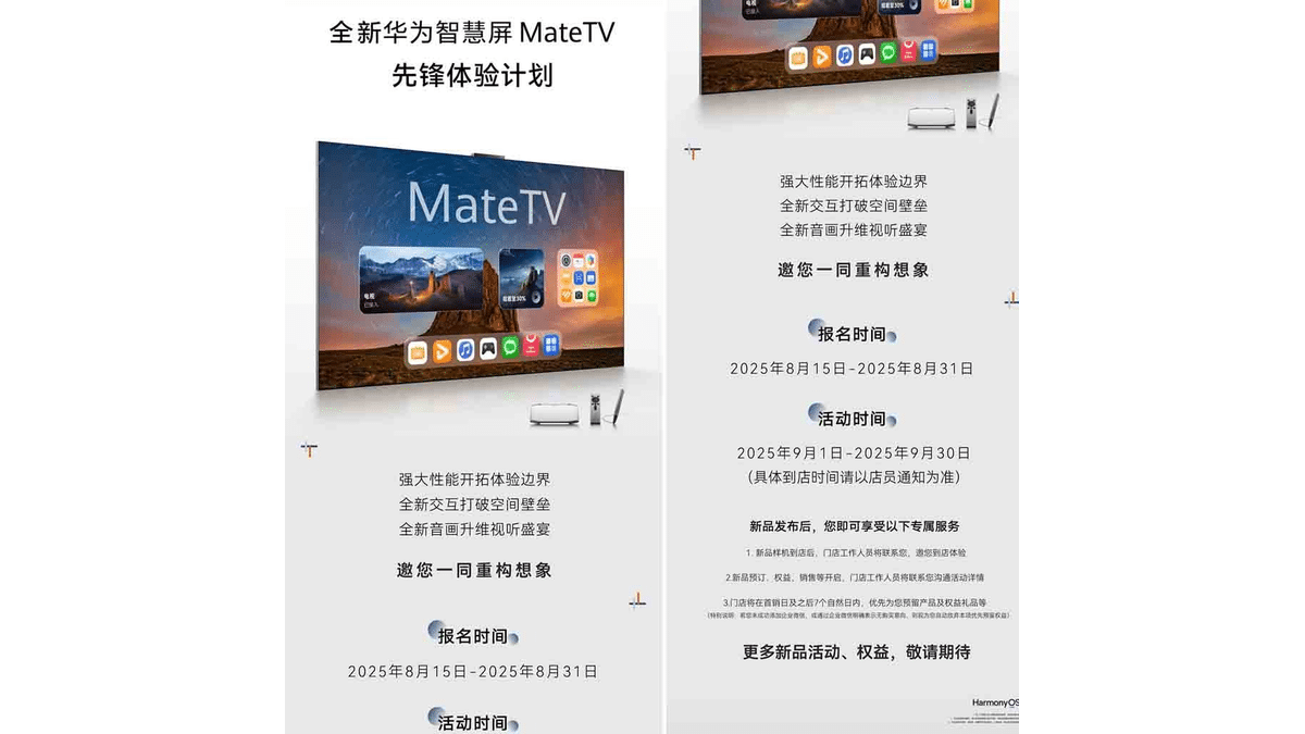 Huawei Smart Mate TV’li Televizyonlar Geliyor