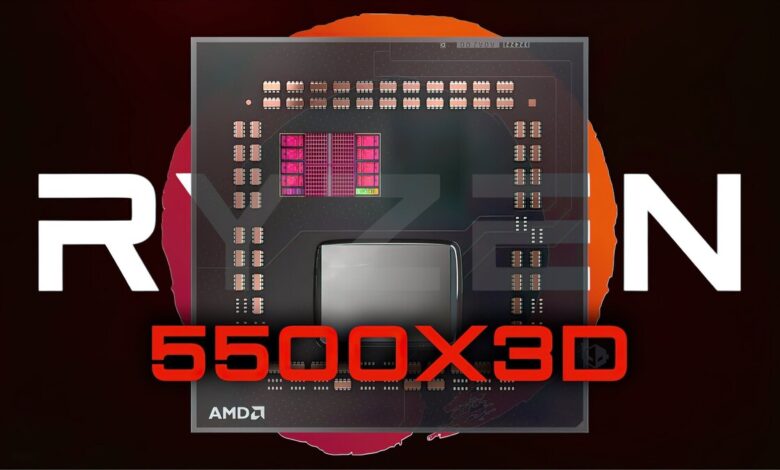 Ryzen 5 5500X3D