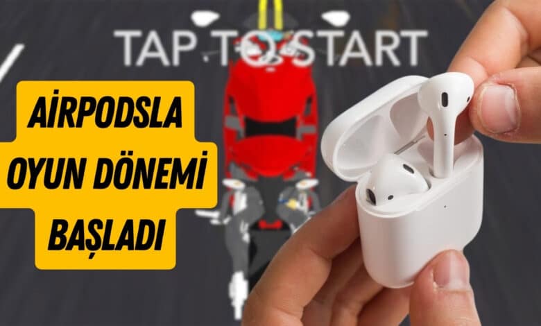İlk AirPods Kontrollü Oyun: RidePods – Race with Head