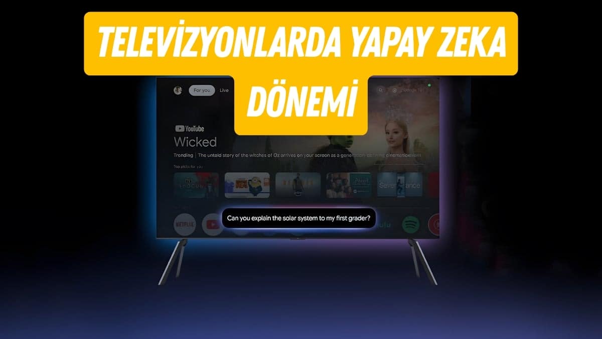 Artık Google TV’de Gemini Var