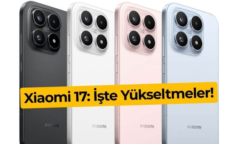 Xiaomi 17 ve Xiaomi 15