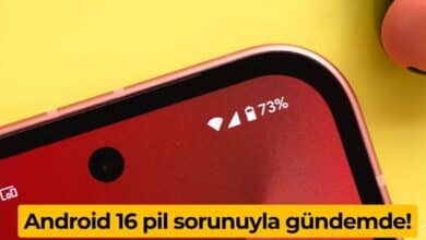 Android 16 pil sorunu