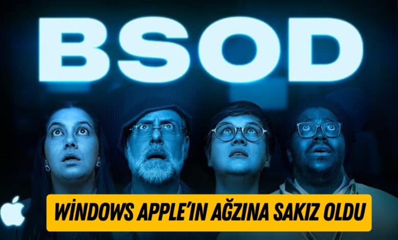 Apple Windows’u Mavi Ekranla Trolledi