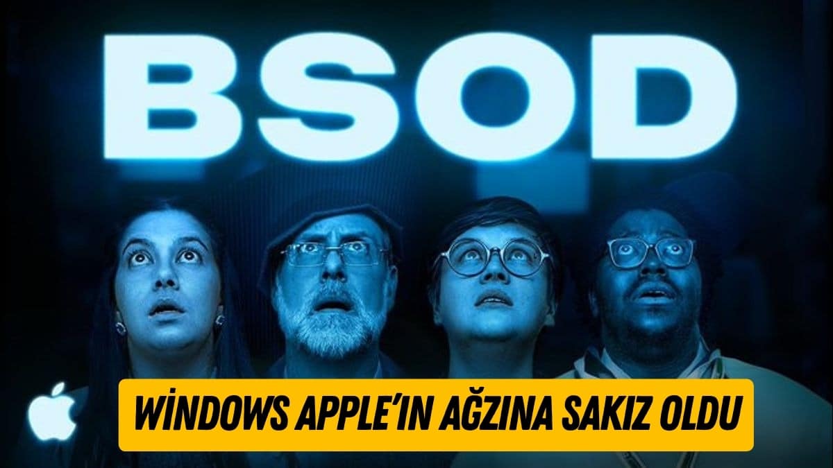 Apple Windows’u Mavi Ekranla Trolledi