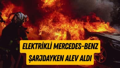 Elektrikli Mercedes-Benz Şarjdayken Alev Aldı
