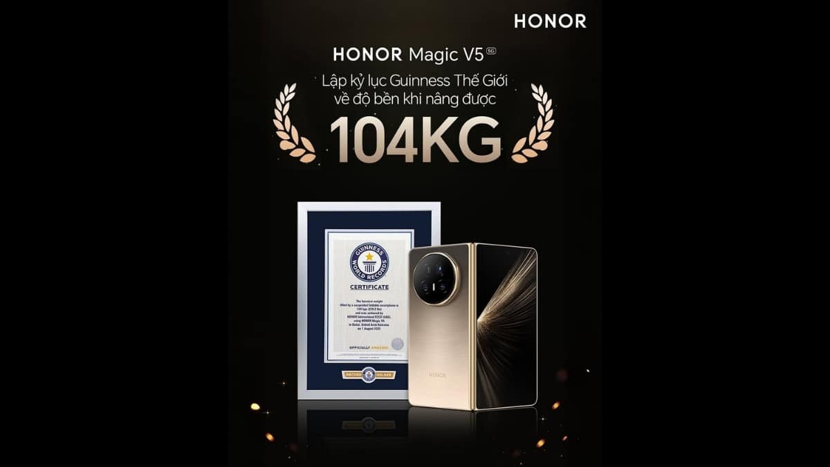 HONOR Magic V5 Yeni Dünya Rekoru Kırdı