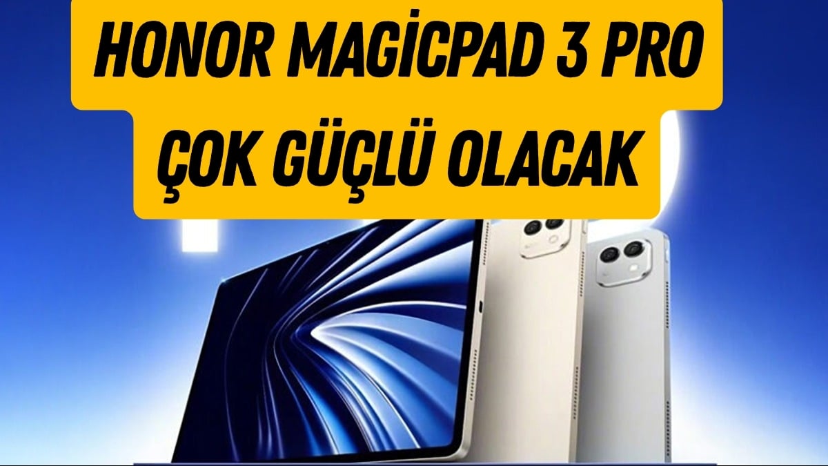 HONOR MagicPad 3 Pro Çok Güçlü Olacak