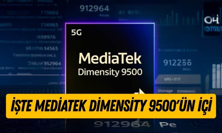 MediaTek Dimensity 9500 Çipi İlk Kez Görüldü