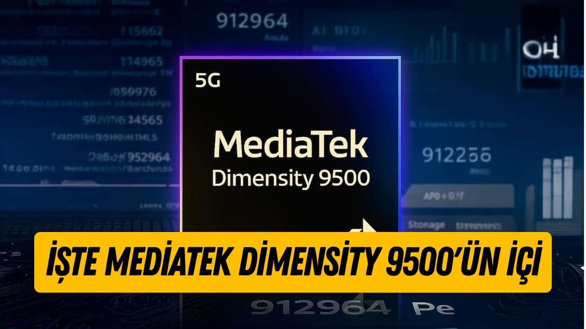 MediaTek Dimensity 9500 Çipi İlk Kez Görüldü