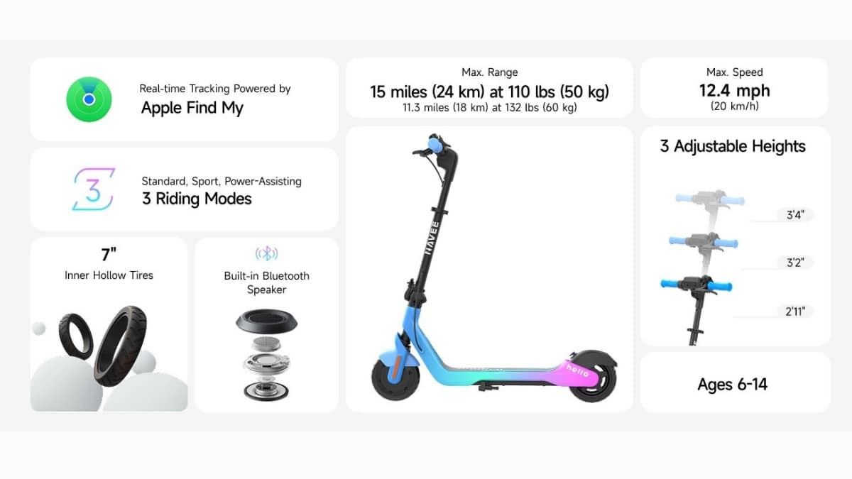 Navee K100 Katlanabilir Tasarım ve Apple Desteğiyle Tanıtıldı