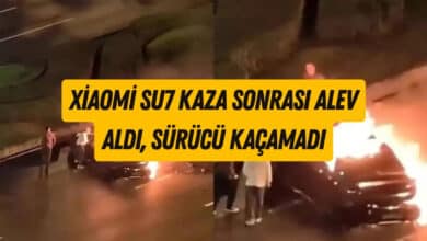 Xiaomi SU7 Kaza Sonrası Alev Aldı, Sürücü Kaçamadı