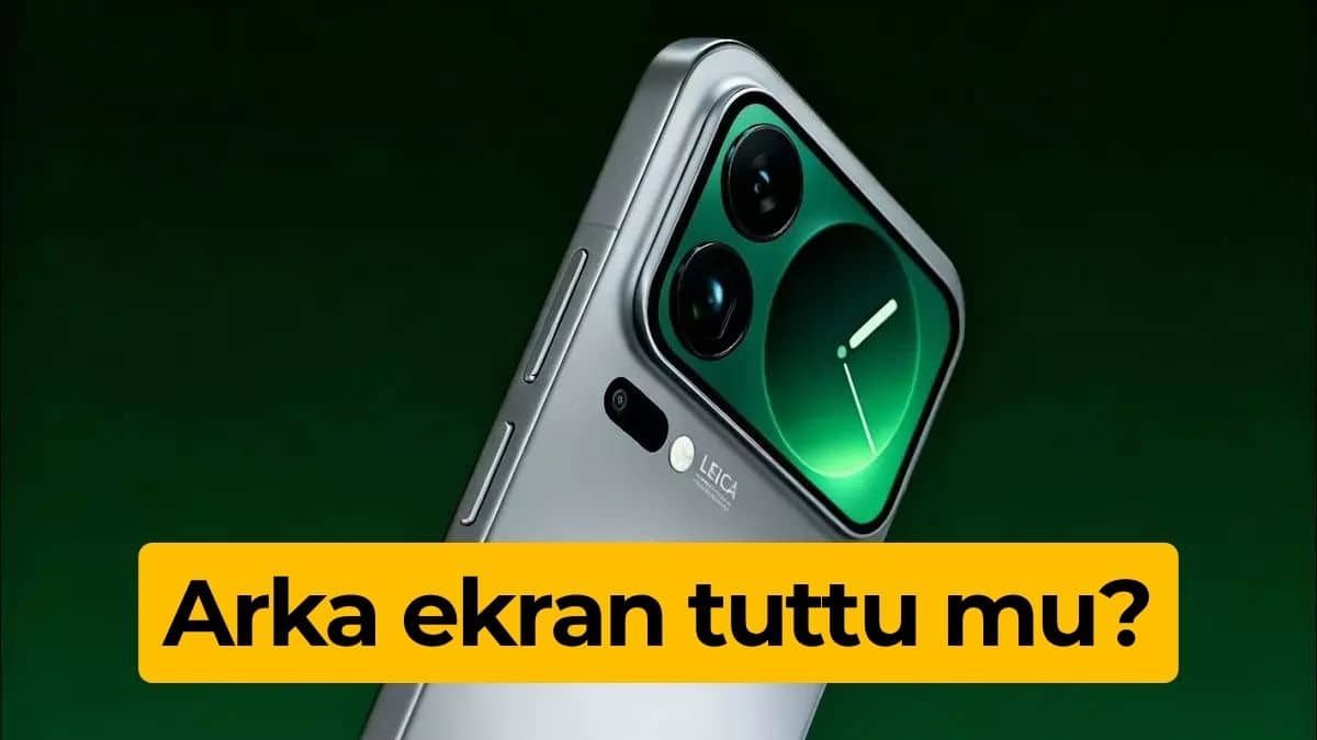 Xiaomi arka ekran