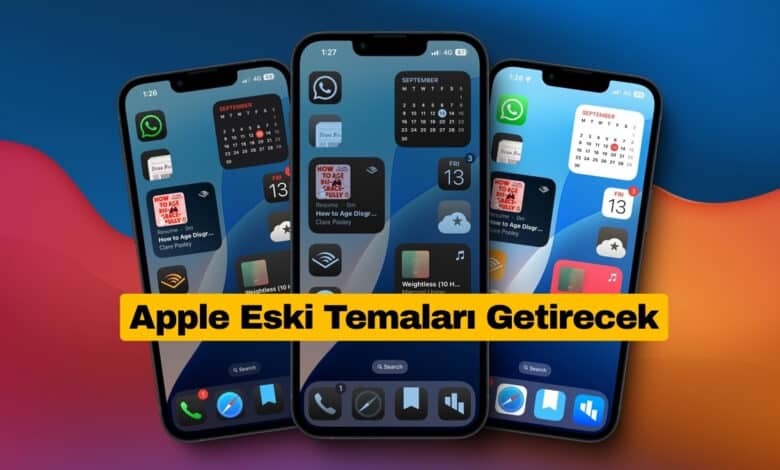Apple 20 Yıl Önceki Temaları Geri Getirecek Gibi