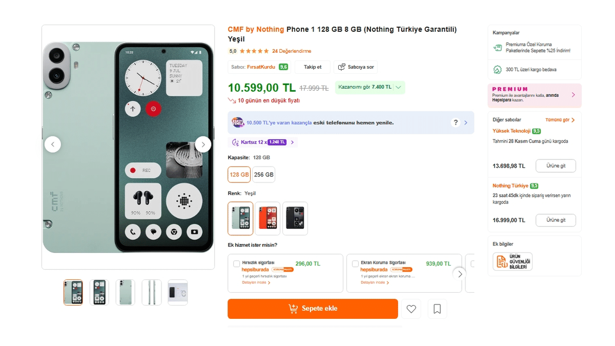 CMF Phone 1 İndirim Detayları