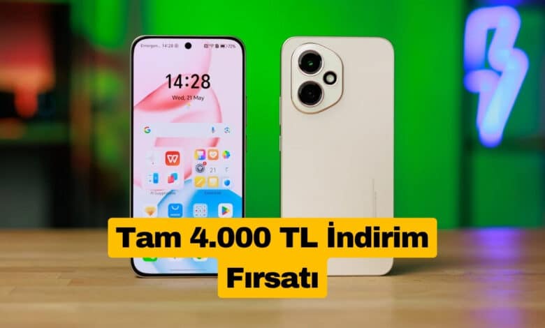 HONOR 400 5G İçin 4.000 TL İndirim Fırsatı