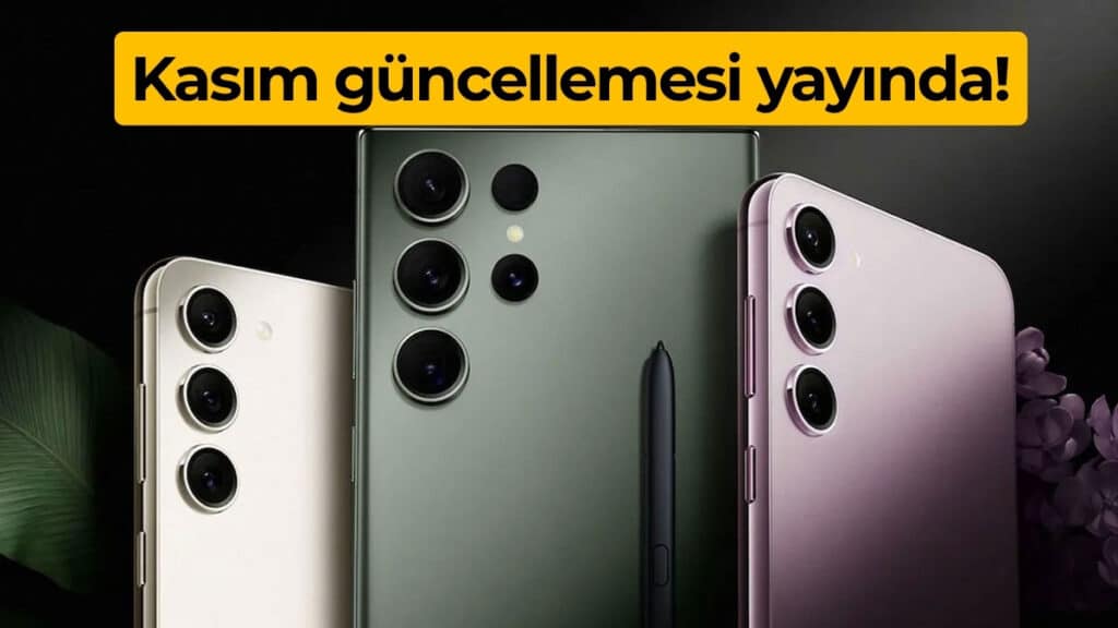 Samsung kasım güncellemesi