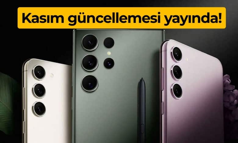 Samsung kasım güncellemesi