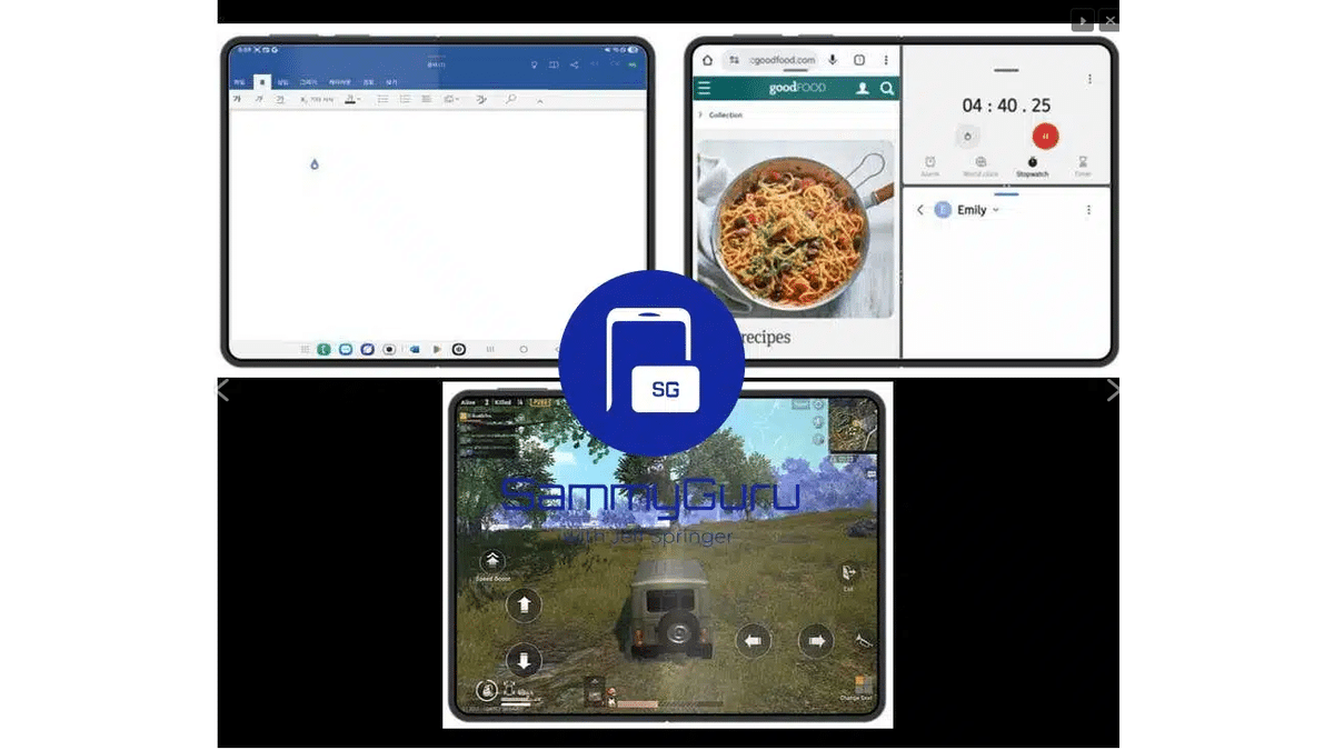 Samsung Pasaport Tipi Katlanır Konsept Deneyecek