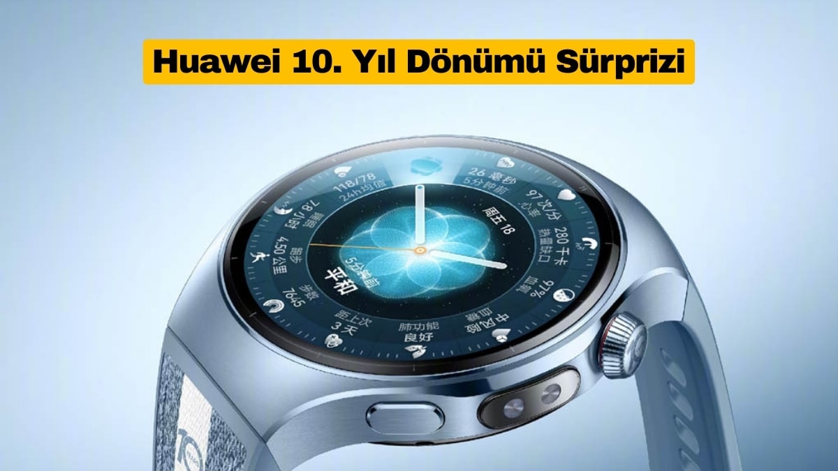 Huawei Watch 5'in 10. Yıl Dönümü Sürümü Tanıtıldı