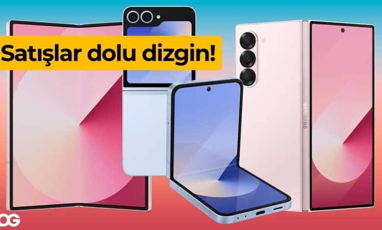 Katlanabilir telefon satışları