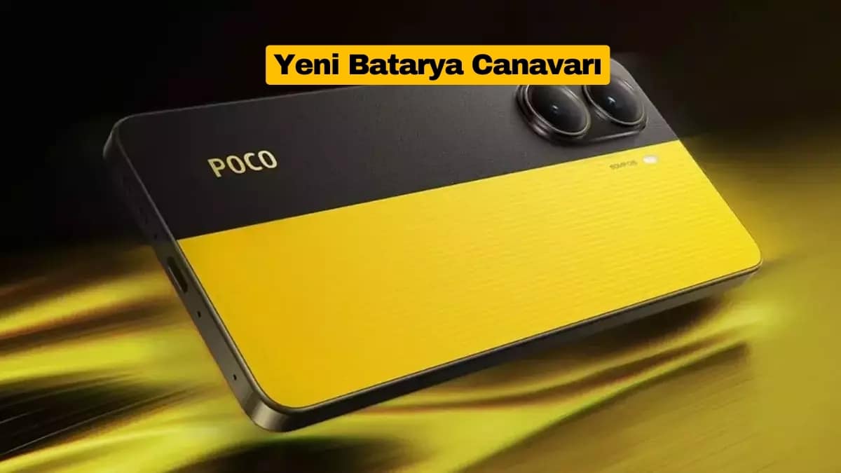 Poco X8 Pro Rekor Bataryayla Gelecek