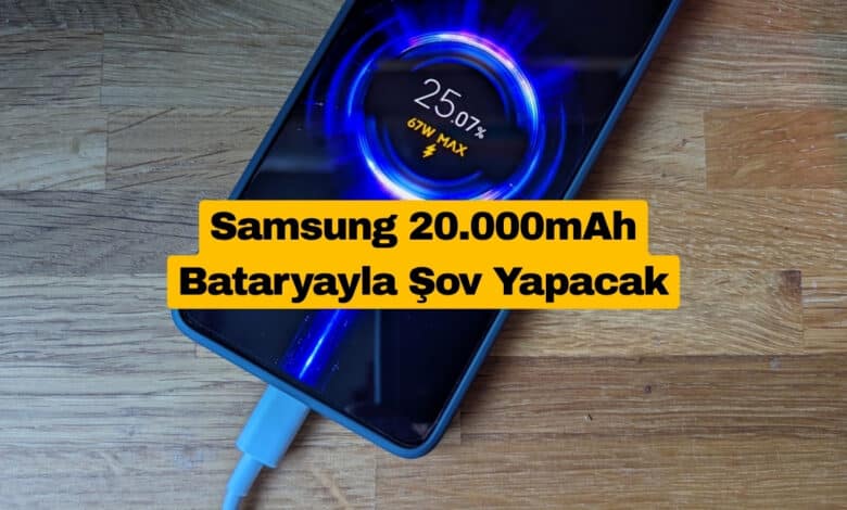 Samsung 20.000mAh Batarya Üzerinde Çalışıyor Olabilir