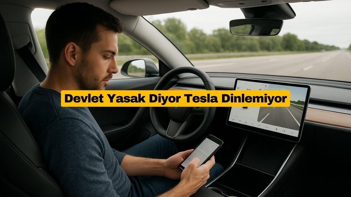 Tesla Sürüş Anında Mesaj Atmaya İzin Verecek