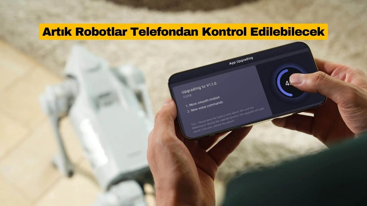 Unitree Robot Kontrolünü Telefona Taşıyor