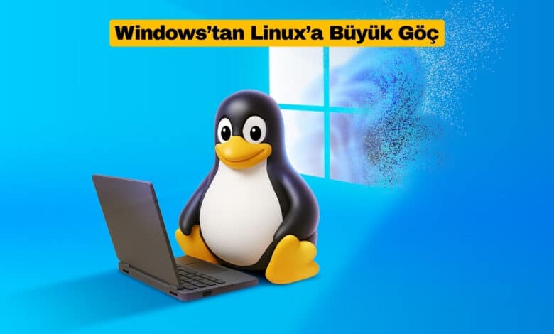 Windows’tan Linux’a Büyük Göç