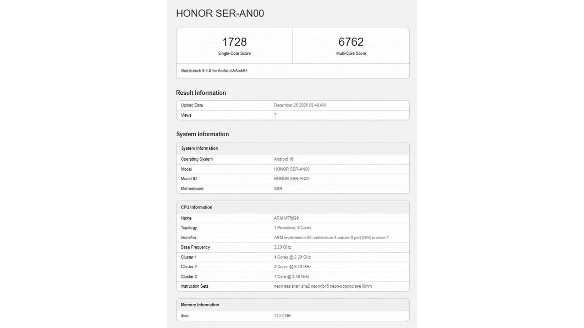 MediaTek Dimensity 8500 